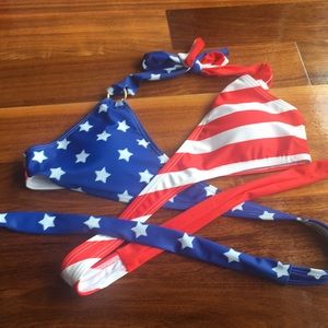 Stars and Stripes bikini top